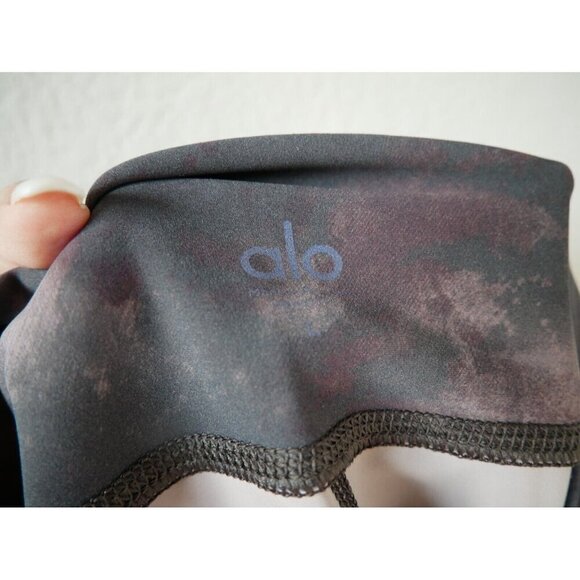 Alo Yoga Womens Solarized Hi-Rise Tie Dye Leggings Gym Running Comfort Active M - Picture 9 of 9